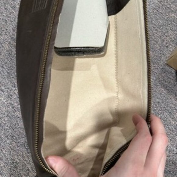 Michael Kors Charm Riding Boots Leather Dark Coffee Brown Size 9M w/ Box - Picture 12 of 15